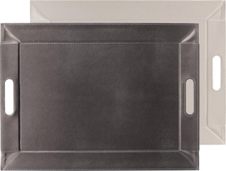 Freeform Duo Wende-Tablett 55x41 cm Metal / Weiß
