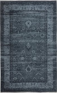 Tesso Living Designteppich ARMAND Teppich Wohnzimmer, Vintage Look, Orientalisch, bedruckt, Rechteckig, BOHO, Flachgewebe, mit klassischen Fransen