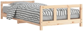 vidaXL Kinderbett 90x200 cm Massivholz Kiefer 834423