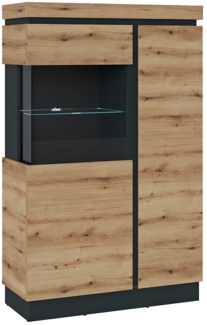 Highboard Colditz / Corte, Holzwerkstoff, Holzfarben, 104 x 164 x 40 cm