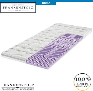 Frankenstolz Topper Klima perfekt für Schwitzer - 90x190 cm (Sondergröße)