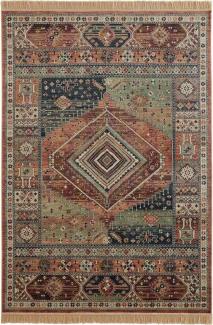 TaraCarpet Teppich Palazzo Royal Heriz, rechteckig, Höhe: 6 mm, Modernes Orientalisches Heriz Design in rot 80x140