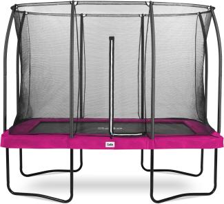 Salta 'Comfort Edition Standard' Trampolin inkl. Sicherheitsnetz, rechteckig, pink, 214x305 cm