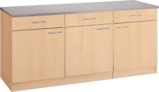 wiho Küchen Unterschrank Kiel 180 cm breit