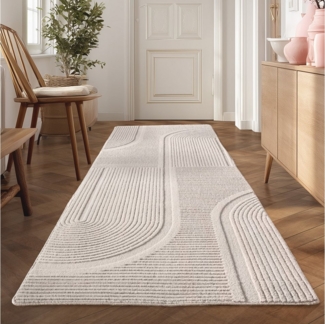 Teppium Teppich Boho Design, Rechteckig, Höhe: 20 mm, Kurzflor Boho Teppich Weich Anti-Rutsch Rückseite Waschbar