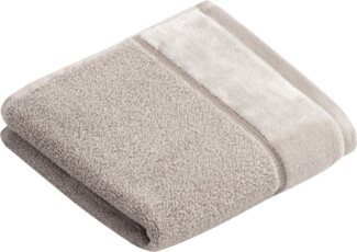 Vossen Gästehandtücher Pure, Frottier (3-St), im Set, Baumwolle & VEGAN, mit eleganter Veloursbordüre