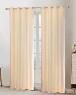 Gardinenbox Verdunkelungsvorhang, Ösen (2 St), verdunkelnd, Polyester, 100% Baumwolle 220gr./m² pflegeleicht