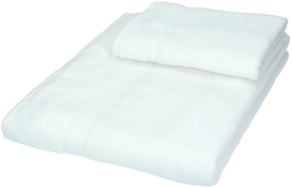 Betz Badetuch 2 TLG. XXL Badetuch Set Palermo Farbe weiß, (Set, 2-St)