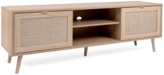 TV-Board >Kuta< in Sonoma-Eiche Nachbildung - 150x52x40cm (BxHxT)