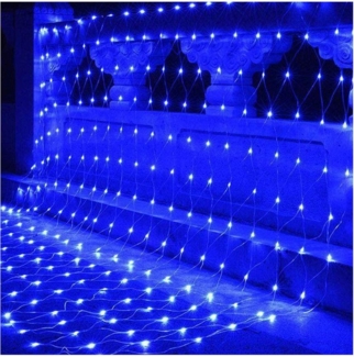 Qualra LED-Lichterkette LED Lichternetz Lichterkette 8 Beleuchtungsmodi, 1.5x1.5M/2x2M/3x2M/6x4M Anschließbar Für Weihnachtsfeier-Dekor
