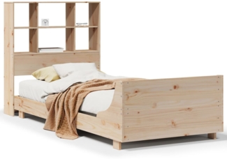 vidaXL Massivholzbett ohne Matratze 90x190 cm Kiefer 3323710