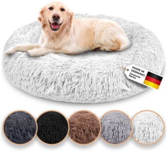 Belune Tierbett Kuschelweiches Hundebett mit Bezug - Original Belune - Made in Germany, vegane Materialien, waschbarer Bezug, verschiedene Größen und Farben, extra gemütlich