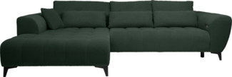 WERK2 Ecksofa Garay, XXL-Liegefläche: elektrisch ausziehbar auf ca. 228×126 cm, Luxus in Übergröße: XXL-Liegefläche, Komfort-Ottomane & stilvolle Füße