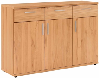 Kommode Adria / Atlanta, Holzwerkstoff, Holzfarben, 125 x 87 x 39 cm