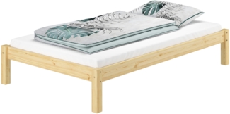 Erst-Holz Bettgestell mit Rollrost, Kiefer natur, 120x200 cm