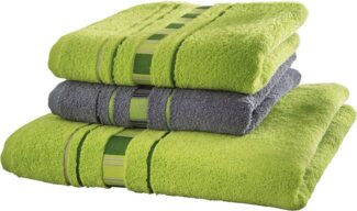 Erwin Müller Handtücher Frottier-Set "Achern" 3-tlg, Frottier, Walk-Frottier Uni