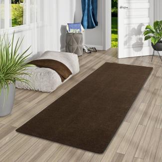 Snapstyle Läufer Hochflor Velours Läufer Teppich Luna, Rechteckig, Höhe: 16 mm