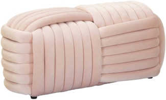 Dmora Bank Calcea, Mehrzweckbank, Gastplatz, Balkonbank mit mehreren Positionen, 90x45 h45 cm, Rosa