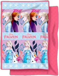 Disney Frozen Steppdecke Bettdecke 250x150 cm Magische Tagesdecke für Mädchen