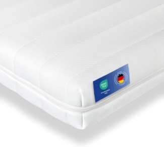 Träumegut24 - 10 cm ergonomischer 7-Zonen Kaltschaum Topper 180 x 200 cm Härtegrad H2 & H3 : 180 x 200 cm : H2 & H3 : 10 cm