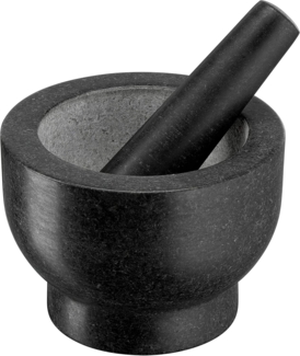 Tefal Mörser Jamie Oliver by Tefal, (2-tlg), einfache Reinigung, robust, für nasse und trockene Zutaten, Granit