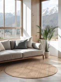 HANSE Home Teppich Jaipur Juteteppich, als Läufer und in Rund, rechteckig, Höhe: 10 mm, 100% Naturfaser, Wohnzimmer, Esszimmer, Schlafzimmer, GRS