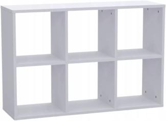 Kallax Regal 2x3 - Bücherregal 100 x 67,4 cm - Raumteiler Regal - Würfelregal für Wohnzimmerund Büro - Regal Würfel mit 6 Fächern - Aufbewahrung Regal