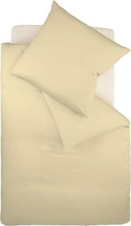 Fleuresse Mako-Satin-Bettwäsche colours Farbe beige 2043 200x200