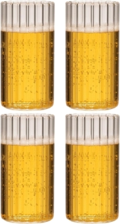 Zoha Glas Stripe Riffel Glas, Glas, Hitzebeständig - verschiedene Größen