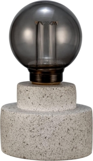 Pauleen Tischleuchte Noble Flare, Leuchtmittel wechselbar, E27, inkl. Leuchtmittel, batterbiebetrieben, Timerfunktion