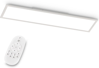 Eglo 75563 BEST CHOICE Deckenleuchte BOTTAZZO 1 weiß L:100 B:25 H:7cm 2700-5000K mit Fernbedienung