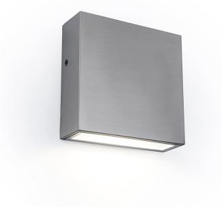 Lutec LED Außenwandleuchte Gemini XF Edelstahl IP54