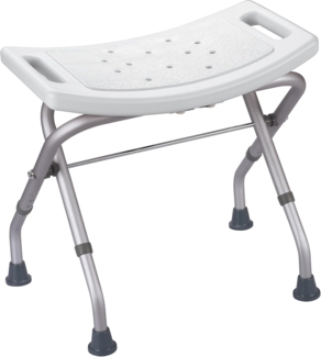 MSV Duschhocker, Aluminium, Polypropylen, Bunt