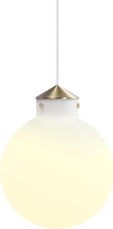 dftp Hängelampe opal Glas weiß Raito 30 rund E27