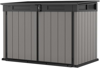 Keterbox Premier Jumbo, 2020l Fassungsvermögen, Außenmaße (BxHxT): 190,5 x 132 x 109 cm, passend für 3X 240l oder 2X 360l Mülltonnen, wetterfest, wasserdicht, mehrfarbig, Kunststoff