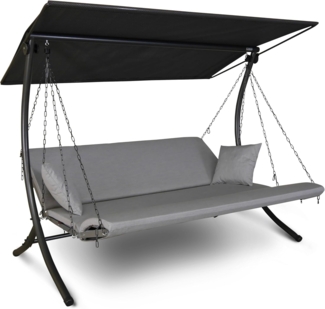 Angerer Hollywoodschaukel Luxus Zip granit
