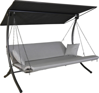 Angerer Hollywoodschaukel Luxus Zip granit