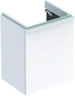 GEBERIT SMYLE SQUARE Waschbeckenunterschrank 44,2 cm breit, Weiß, Türanschlag rechts