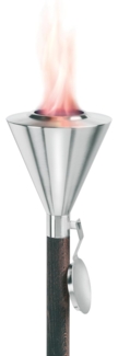 blomus Gartenleuchte Gartenfackel -ORCHOS- für Brenngel, Sicherheitsverschluss verhindert Auslaufen, Öl