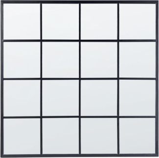 Wandspiegel BLESLE 78 cm 78 cm Metall Schwarz