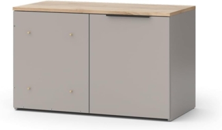 Vicco Kommode Greige 80x50 cm mit Tür, Wido