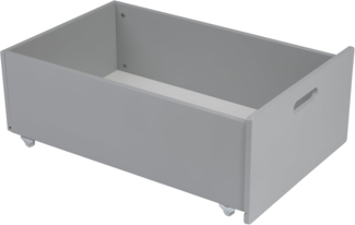 Waldin Babybett Schublade für 7in1 Babybett, Kinderbett, KEIN BETT, Grau