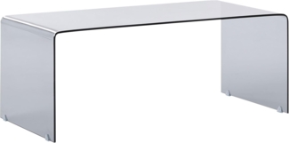 Couchtisch KENDALL Sicherheitsglas Schwarz