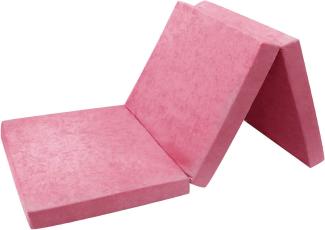 Klappmatratze Gästematratze XML - 195x60x9cm W389_XM FORTISLINE (Pink)