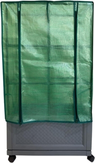 HTI-Living Nessa 60x30 cm Pflanzkübel mit Rankgitter und Folienabdeckung