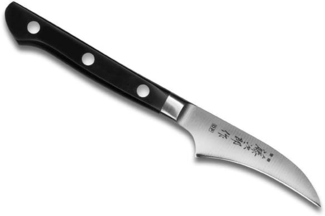 Tojiro Edelstahl-Gemüse- und Obstschälmesser DP3 Schwarz 7 CM