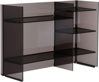 Kartell Sound-Rack, Bambus, Fume', 26 x 53 x 75 cm