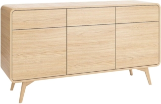 Vente-unique - Sideboard mit 3 Türen & 3 Schubladen - Holzfarben - JALEMO