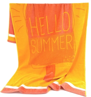 heimtexland Strandtuch Badetuch Handtuch Duschtuch Sommer XL 90x160 cm, Jacquard Velours (Stück, 1-St), weicher Jacquard Velours mit saugstarker Frottier Rückseite