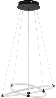 Eglo 39839 Hängeleuchte BANDERILLAS weiß, schwarz H:120 Ø:60cm 3000K